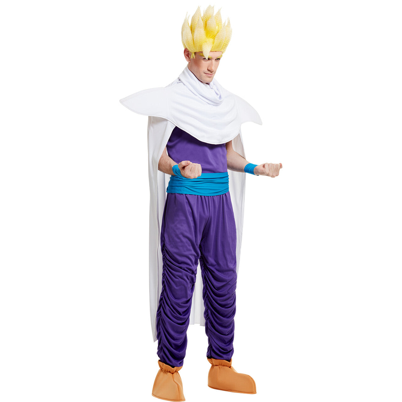 Op deze afbeelding zie je een Accessoires, van het merk Funidelia. Son Gohan Spike Pruik Dragon Ball