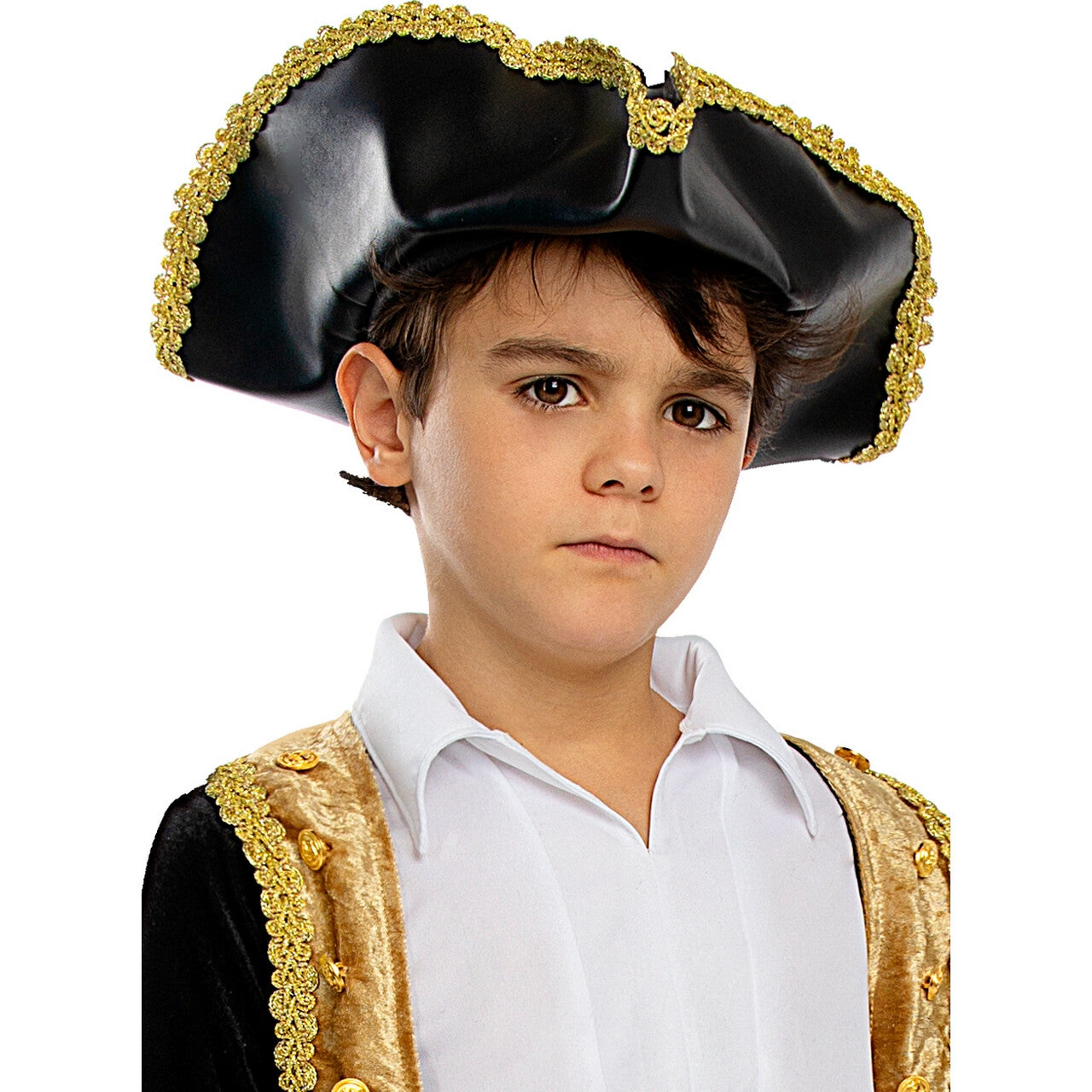 Op deze afbeelding zie je een Accessoires, van het merk Funidelia. Koloniale Steekhoed Heldhaftige Musketier Kind