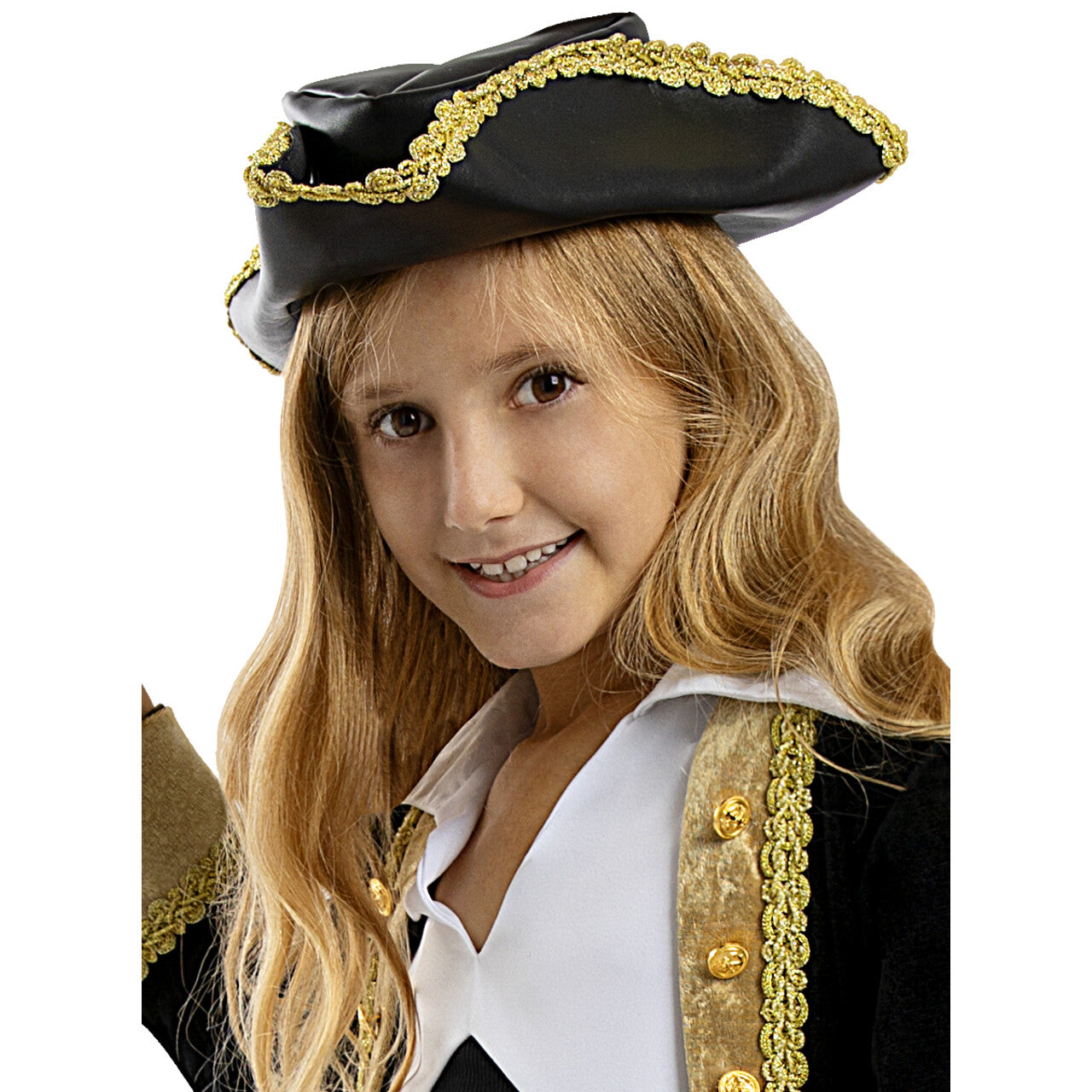 Op deze afbeelding zie je een Accessoires, van het merk Funidelia. Koloniale Steekhoed Heldhaftige Musketier Kind