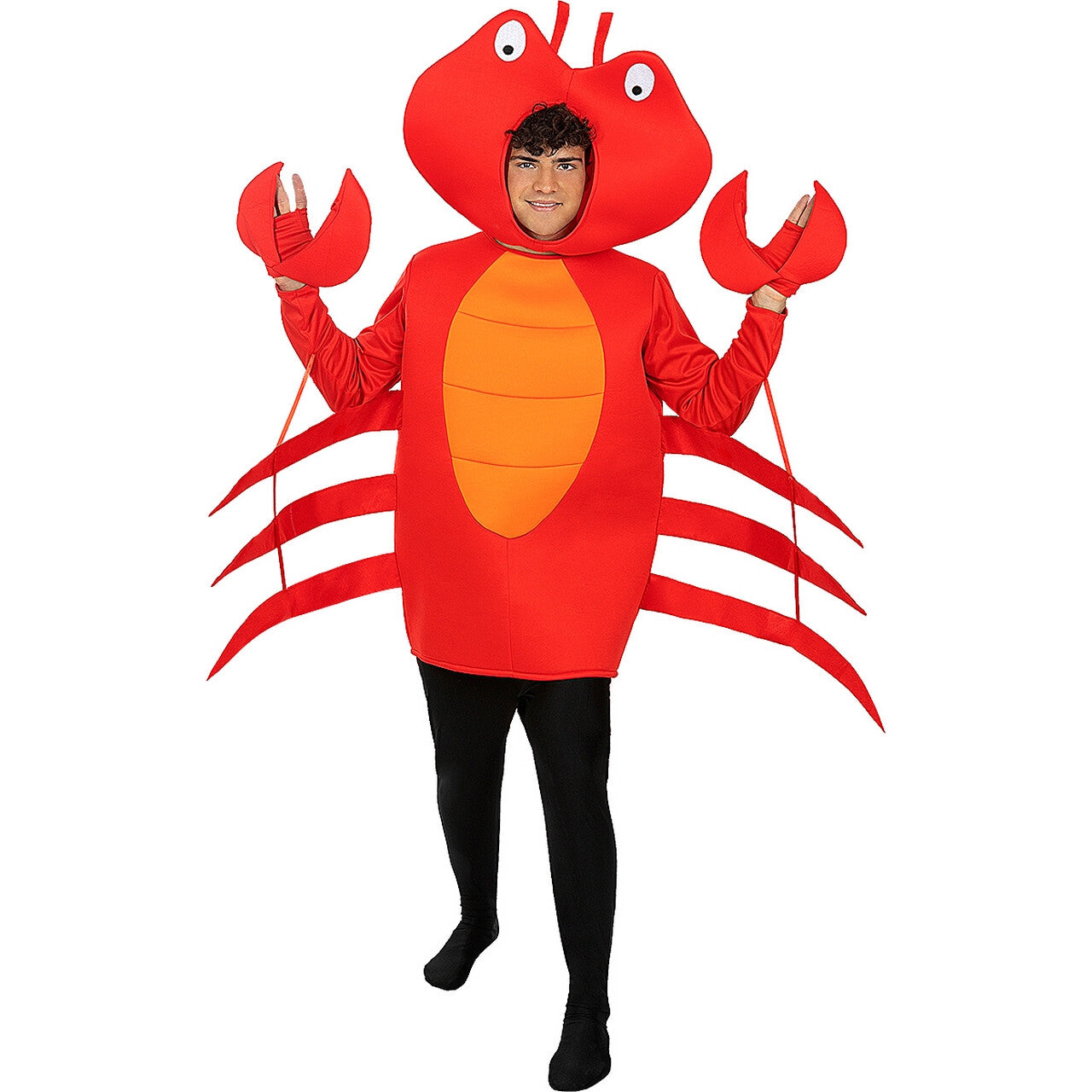 Op deze afbeelding zie je een Kostuums, van het merk Funidelia. Krab Carl Scharenhand Kostuum