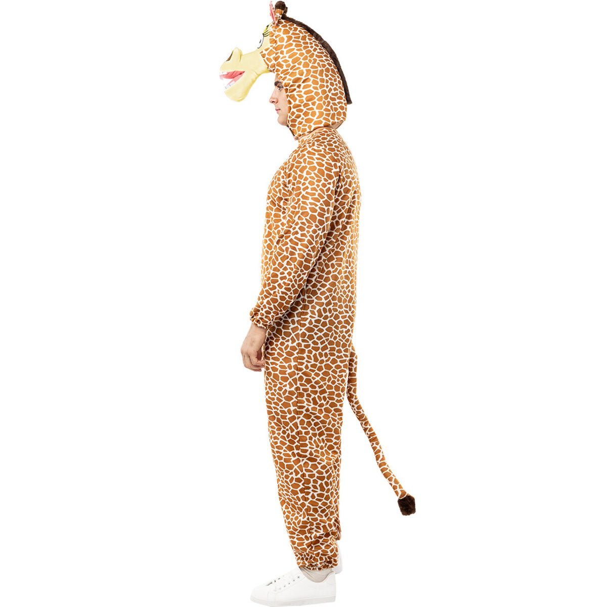 Op deze afbeelding zie je een Kostuums, van het merk Funidelia. Madagascar Melman De Lollige Giraf Unisex Kostuum