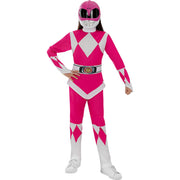 Op deze afbeelding zie je een Kostuums, van het merk Funidelia. Kimberley Roze Power Ranger Kind Kind Kostuum