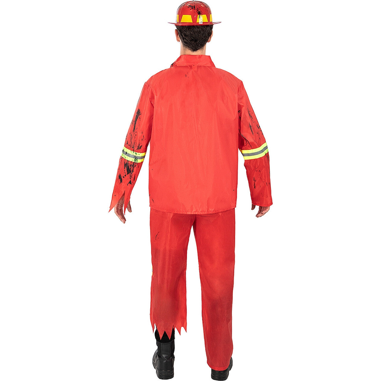 Op deze afbeelding zie je een Kostuums, van het merk Funidelia. Zombie Brandweerman Bloedbad Kostuum
