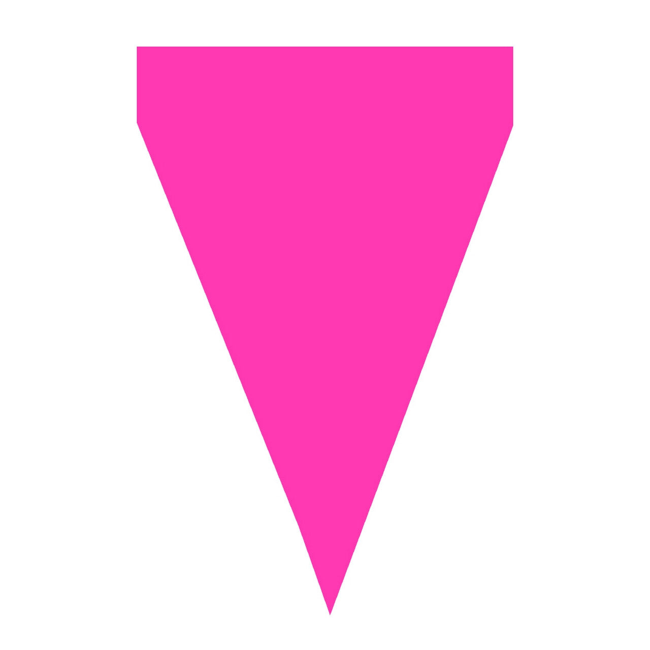 Op deze afbeelding zie je een Decoratie, van het merk Funidelia. Donker Roze Feest Vlaggenlijn 9 Wimpels 3 Meter