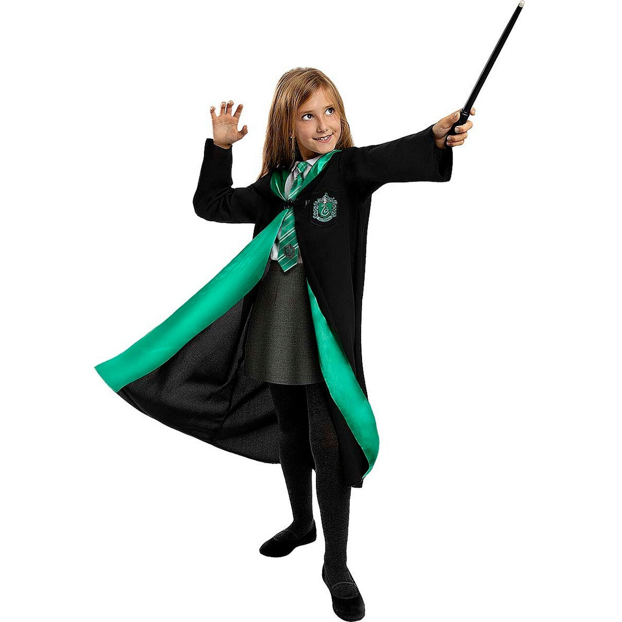 Op deze afbeelding zie je een Kostuums, van het merk Funidelia. Harry Potter™ Student Cape Kind Kind Kostuum