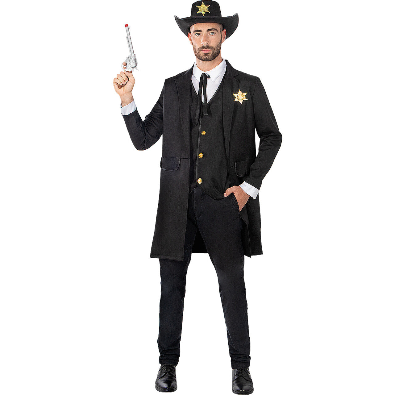 Op deze afbeelding zie je een Accessoires, van het merk Funidelia. Pistool Met Holster Sheriff