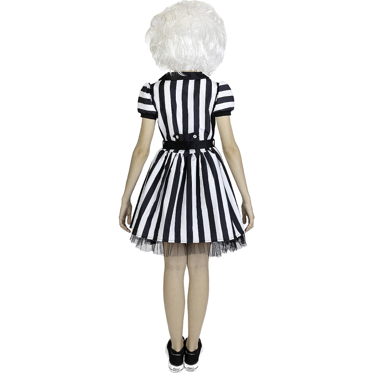 Op deze afbeelding zie je een Kostuums, van het merk Funidelia. Beetlejuice Vrouw Kostuum
