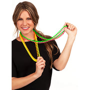 Op deze afbeelding zie je een Accessoires, van het merk Funidelia. Neon Kralen Ketting 4 Stuks Multicolor