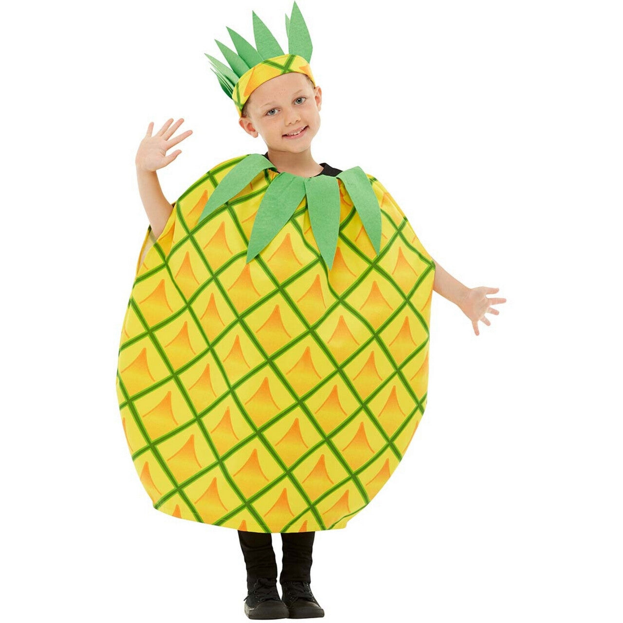 Op deze afbeelding zie je een Kostuums, van het merk Funidelia. Anna Ananananas Kind Kostuum