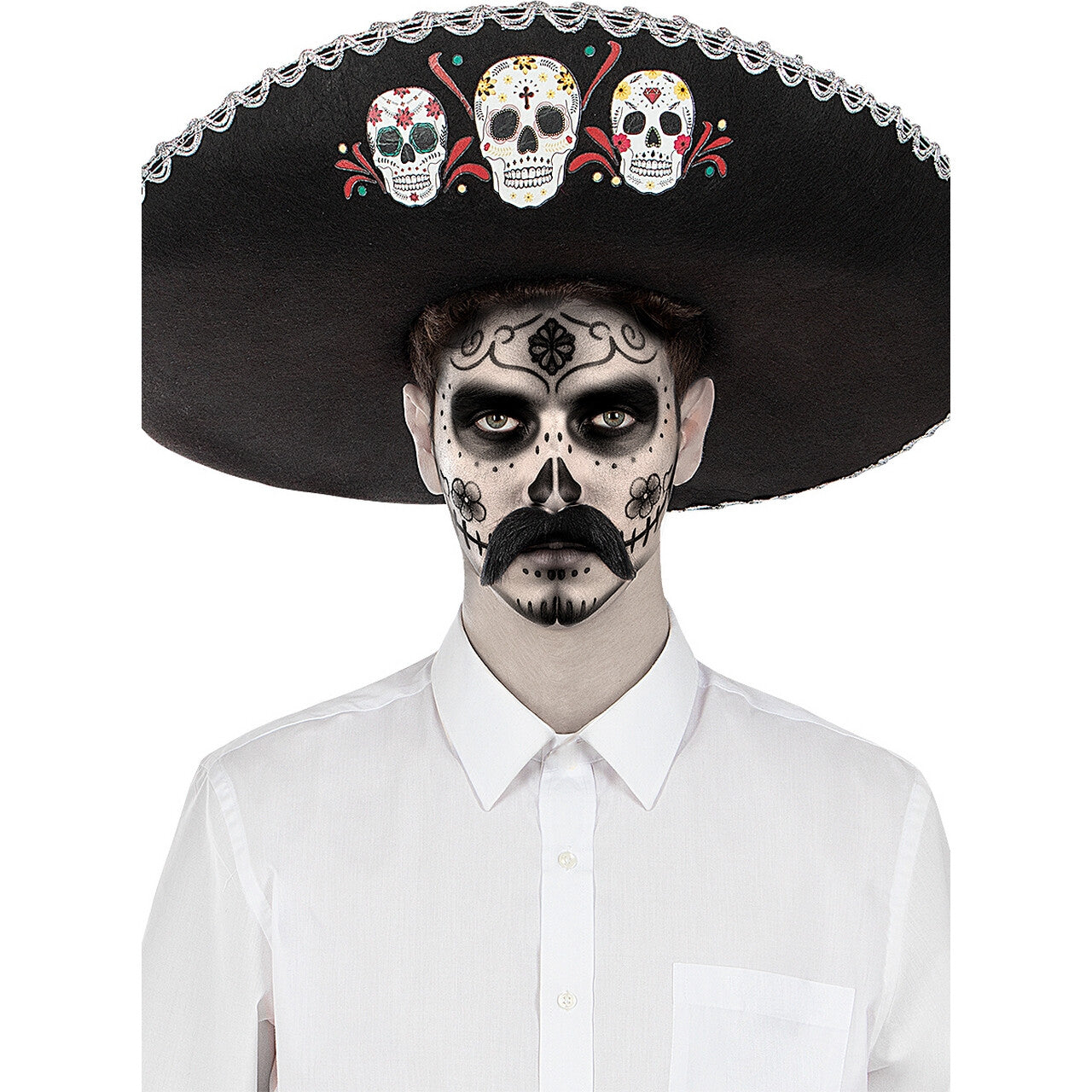 Op deze afbeelding zie je een Accessoires, van het merk Funidelia. Mexicaanse Day Of The Dead Set