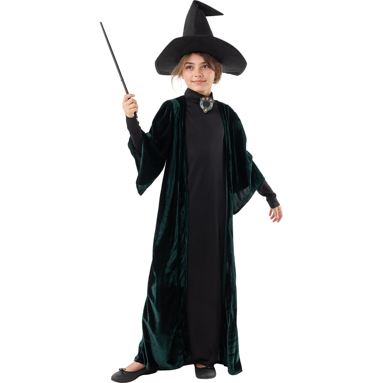 Op deze afbeelding zie je een Kostuums, van het merk Funidelia. Professor Mcgonagall Harry Potter Meisje Kostuum