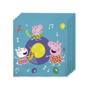 Op deze afbeelding zie je een Decoratie, van het merk Funidelia. 16 Peppa Pig Servetten, 33 X 33cm