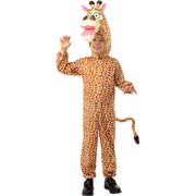 Op deze afbeelding zie je een Kostuums, van het merk Funidelia. Madagascar Giraf Mighty Funny Melman Kind Kostuum
