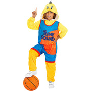 Op deze afbeelding zie je een Kostuums, van het merk Funidelia. Tweety Space Jam Costume For Kids Looney Tunes Kind Kostuum