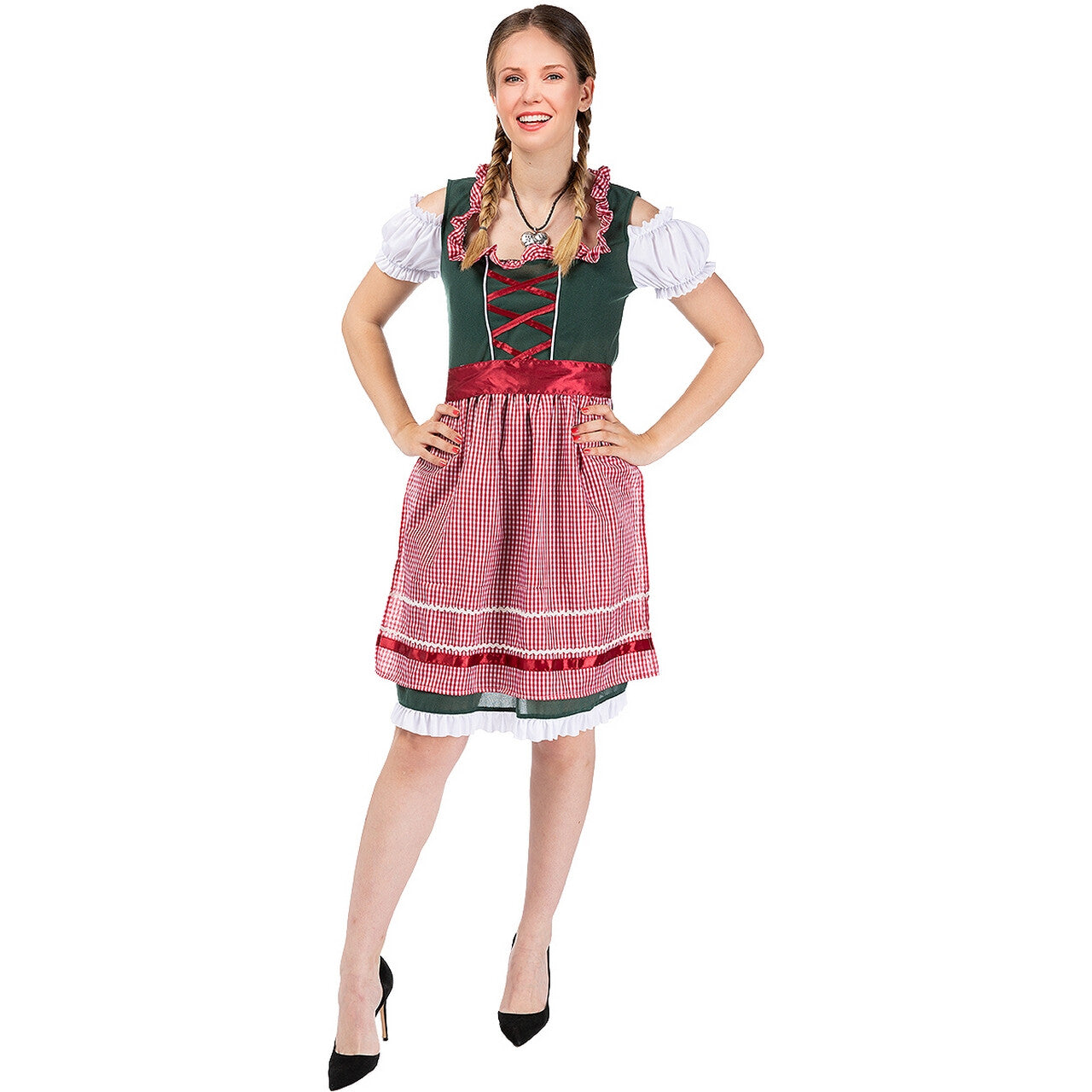 Op deze afbeelding zie je een Kostuums, van het merk Funidelia. Waltraud Weissbier Vrouw Kostuum