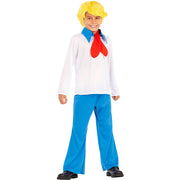 Op deze afbeelding zie je een Kostuums, van het merk Funidelia. Jonge Fred Scooby Doo Jongen Kostuum