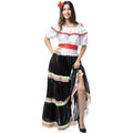 Bailarina De Mexico Vrouw Kostuum