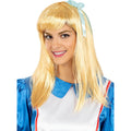 Sweet Alice Pruik Blond Met Blauwe Strik
