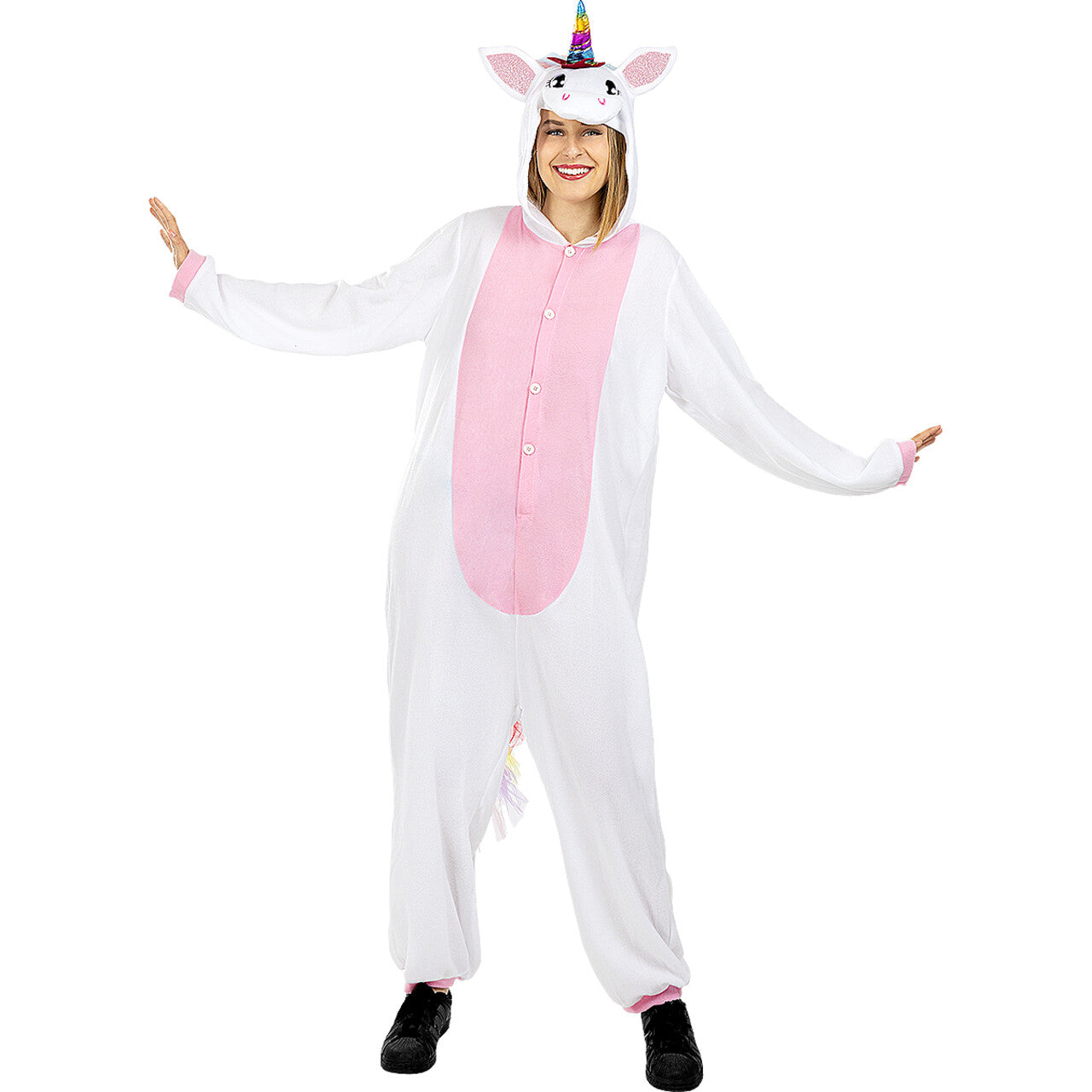 Op deze afbeelding zie je een Kostuums, van het merk Funidelia. Unicorn Fantasie Magie Roze Kostuum