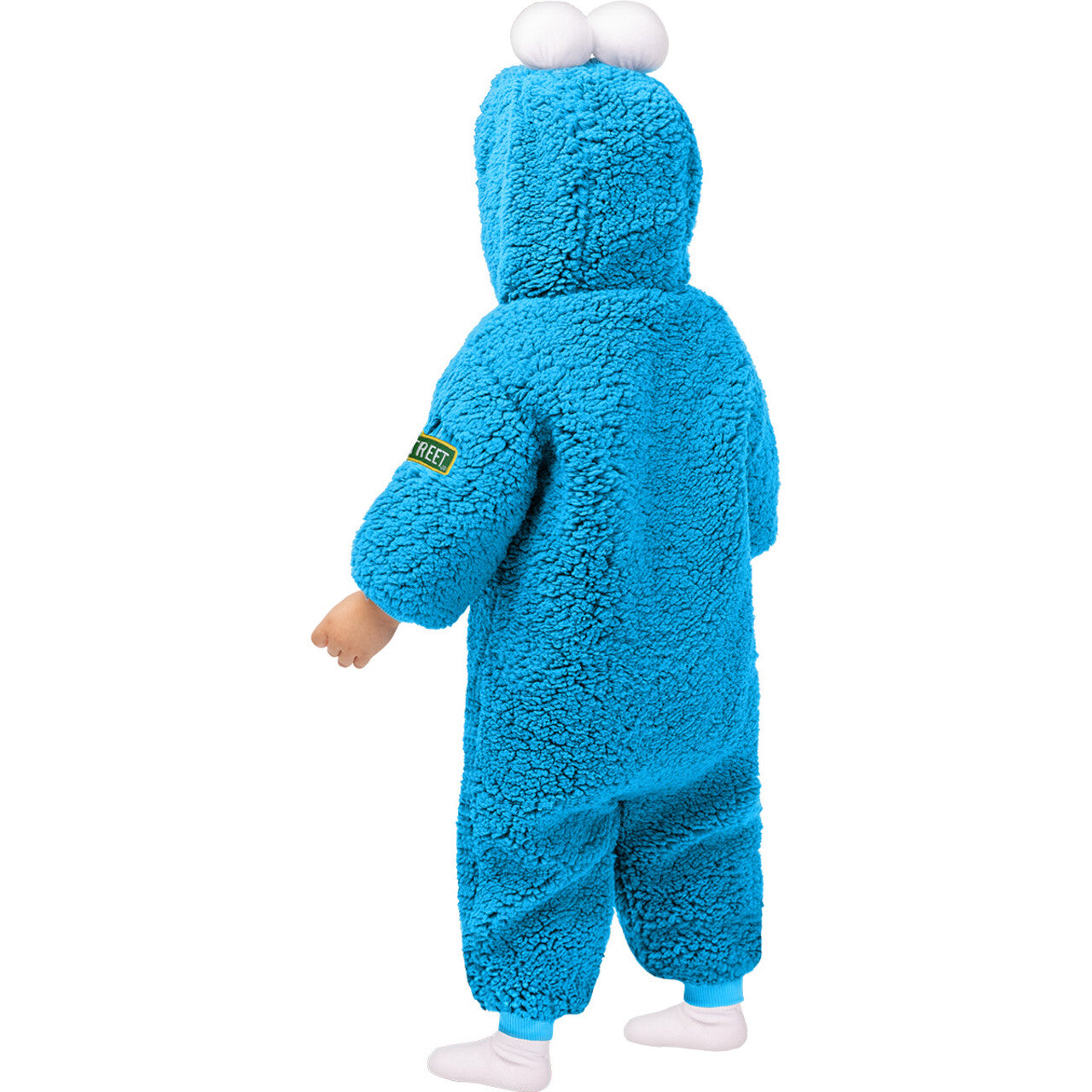 Op deze afbeelding zie je een Kostuums, van het merk Funidelia. Hungry Cookie Monster Sesamstraat Kind Kostuum