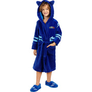 Op deze afbeelding zie je een Kostuums, van het merk Funidelia. Pj Masks Catboy Dressing Kamerjas Kind