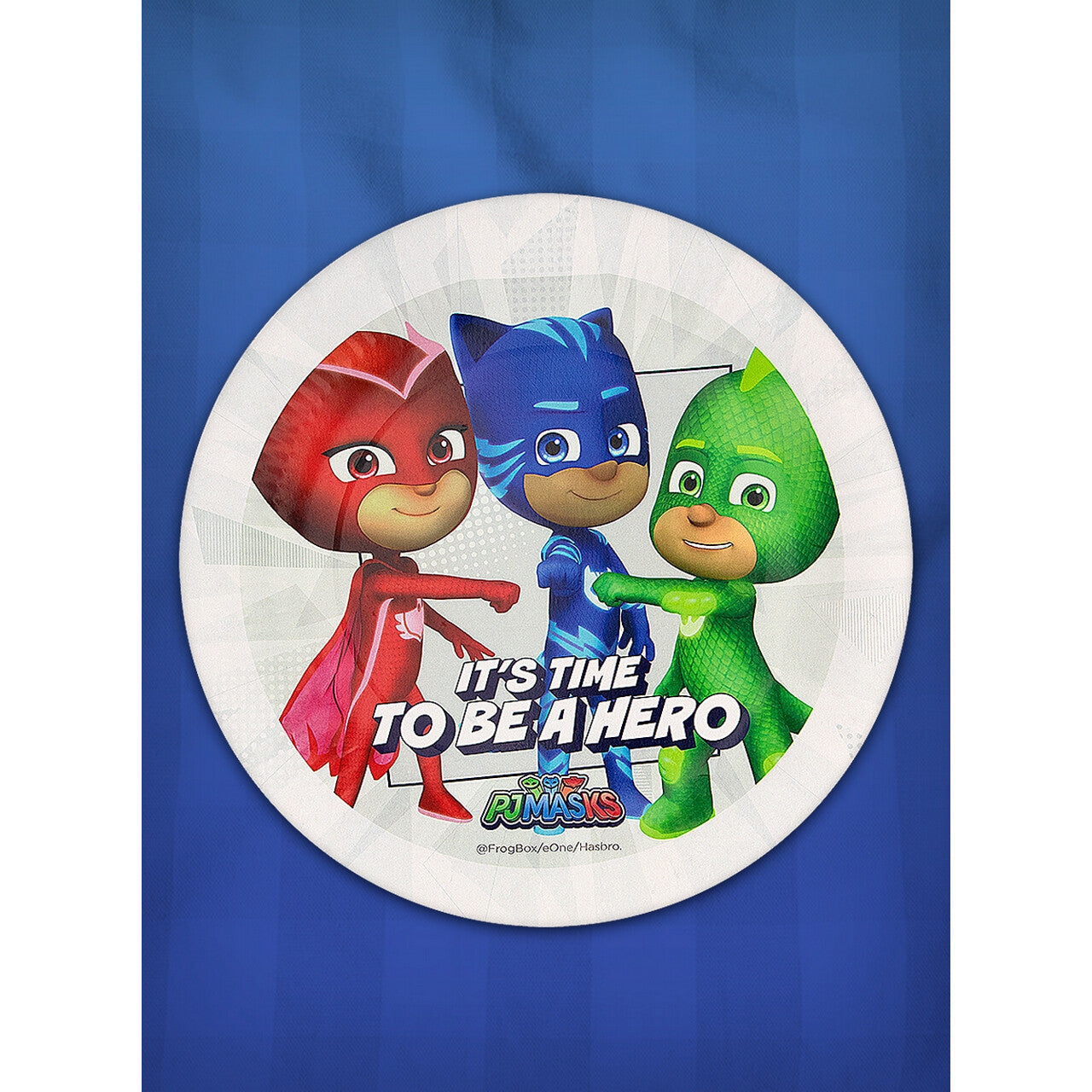 Op deze afbeelding zie je een Decoratie, van het merk Funidelia. Pj Masks Bord 23 Centimeter 8 Stuks