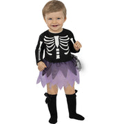 Op deze afbeelding zie je een Kostuums, van het merk Funidelia. Heel Schattig Baby Skeletje Meisje Kostuum