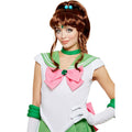 Jupiter Sailor Moon Bruin Ponytail Pruik