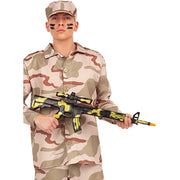 Op deze afbeelding zie je een Accessoires, van het merk Funidelia. Machinegeweer Camo 60 Centimeter