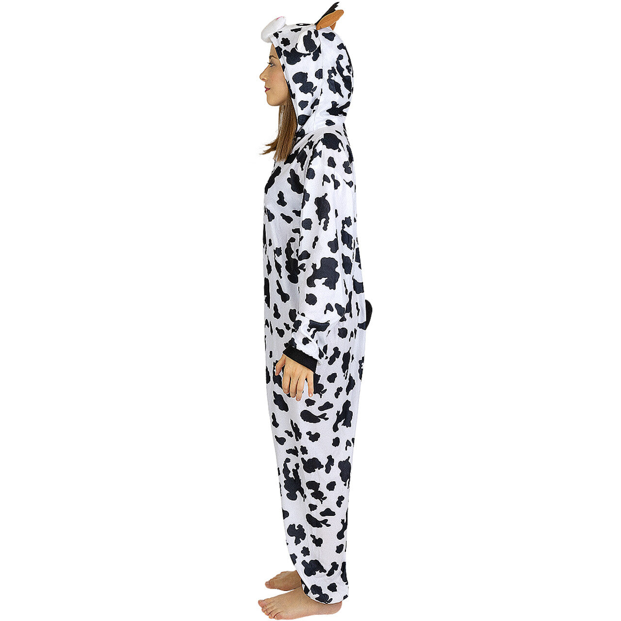 Op deze afbeelding zie je een Kostuums, van het merk Funidelia. Mooh De Koe Onesie Kostuum
