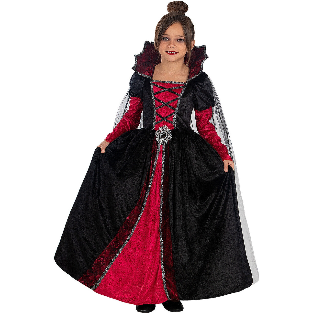 Op deze afbeelding zie je een Kostuums, van het merk Funidelia. Prinses Vampirina Van Batrock Meisje Kostuum