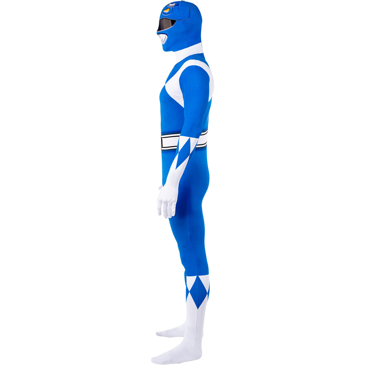 Op deze afbeelding zie je een Kostuums, van het merk Funidelia. Blue Power Ranger™ - Second Skin Unisex Kostuum