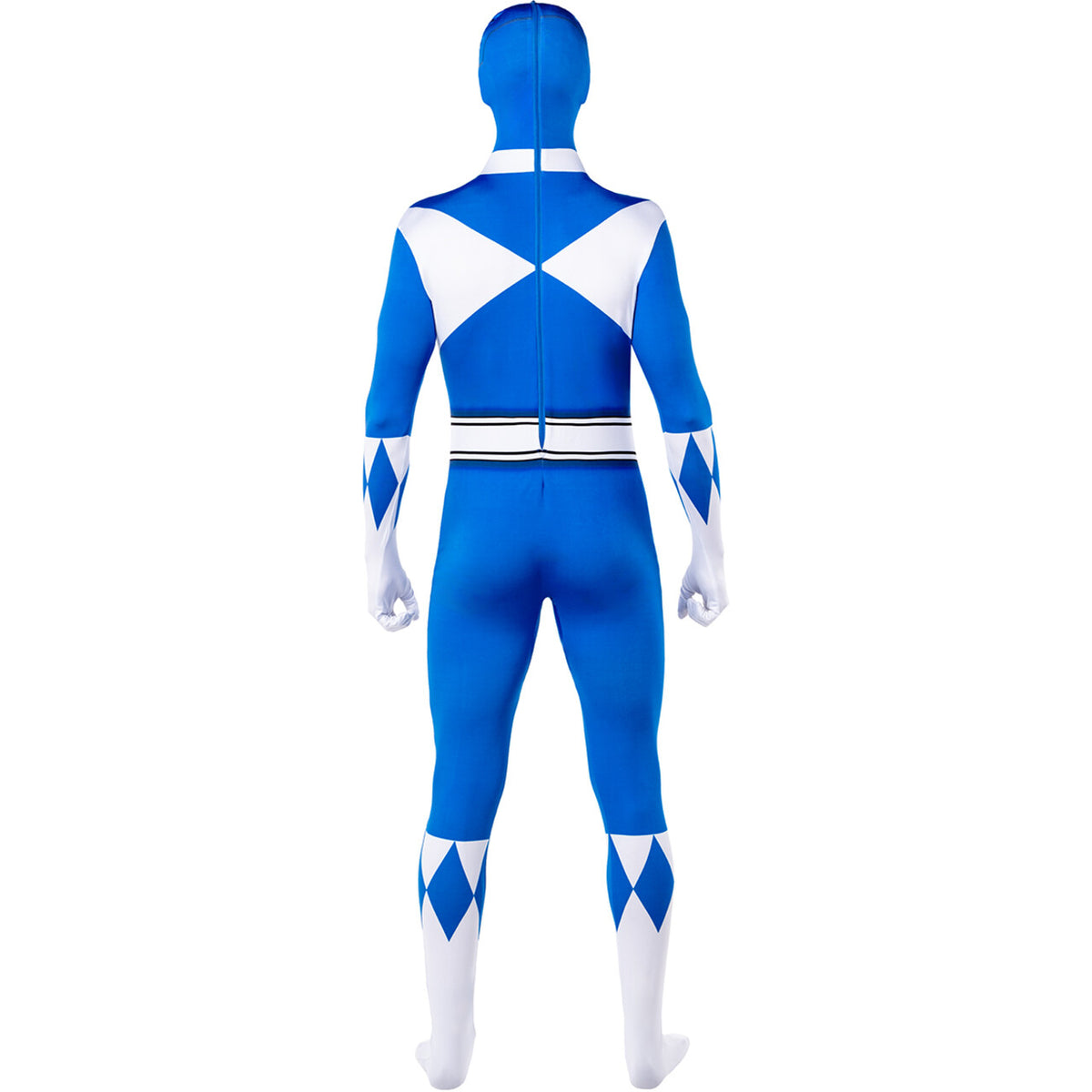 Op deze afbeelding zie je een Kostuums, van het merk Funidelia. Blue Power Ranger™ - Second Skin Unisex Kostuum