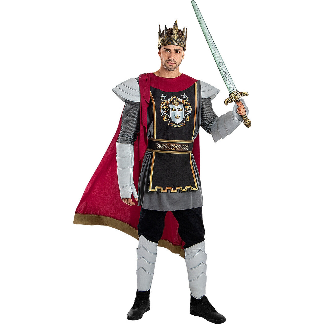 Op deze afbeelding zie je een Accessoires, van het merk Funidelia. Middeleeuwse Kroon Koning Arthur