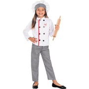 Op deze afbeelding zie je een Kostuums, van het merk Funidelia. Top Chef Saartje Taartje Bakker Kind Kostuum