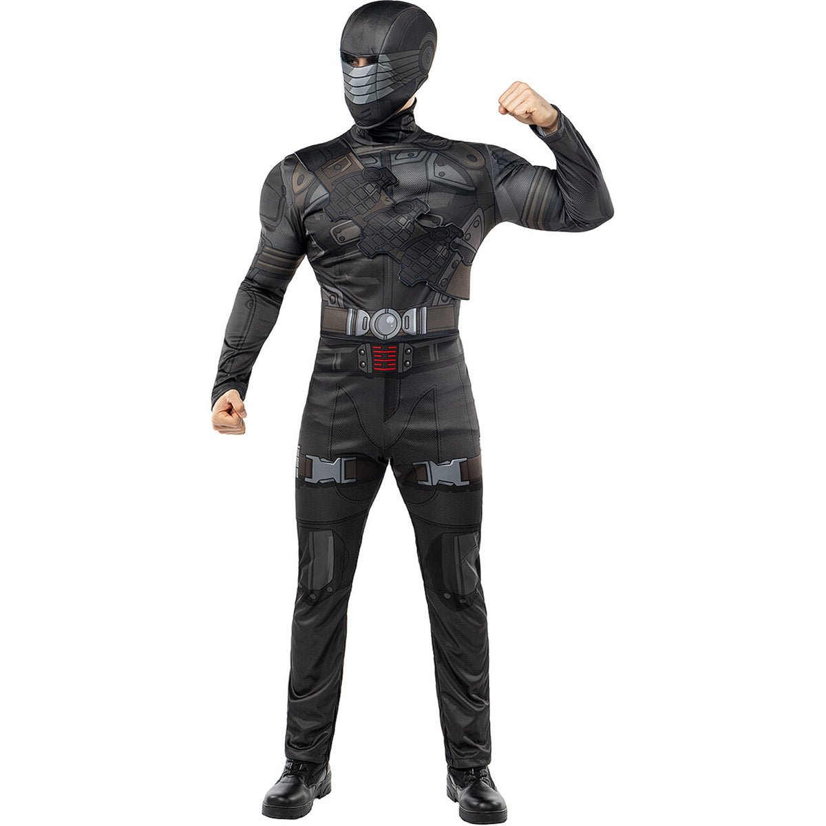 Op deze afbeelding zie je een Kostuums, van het merk Funidelia. Warrior Snake Eyes Gi Joe Man Kostuum