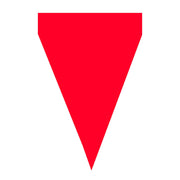 Op deze afbeelding zie je een Decoratie, van het merk Funidelia. Red Flags Vlaggenlijn 9 Wimpels 3 Meter