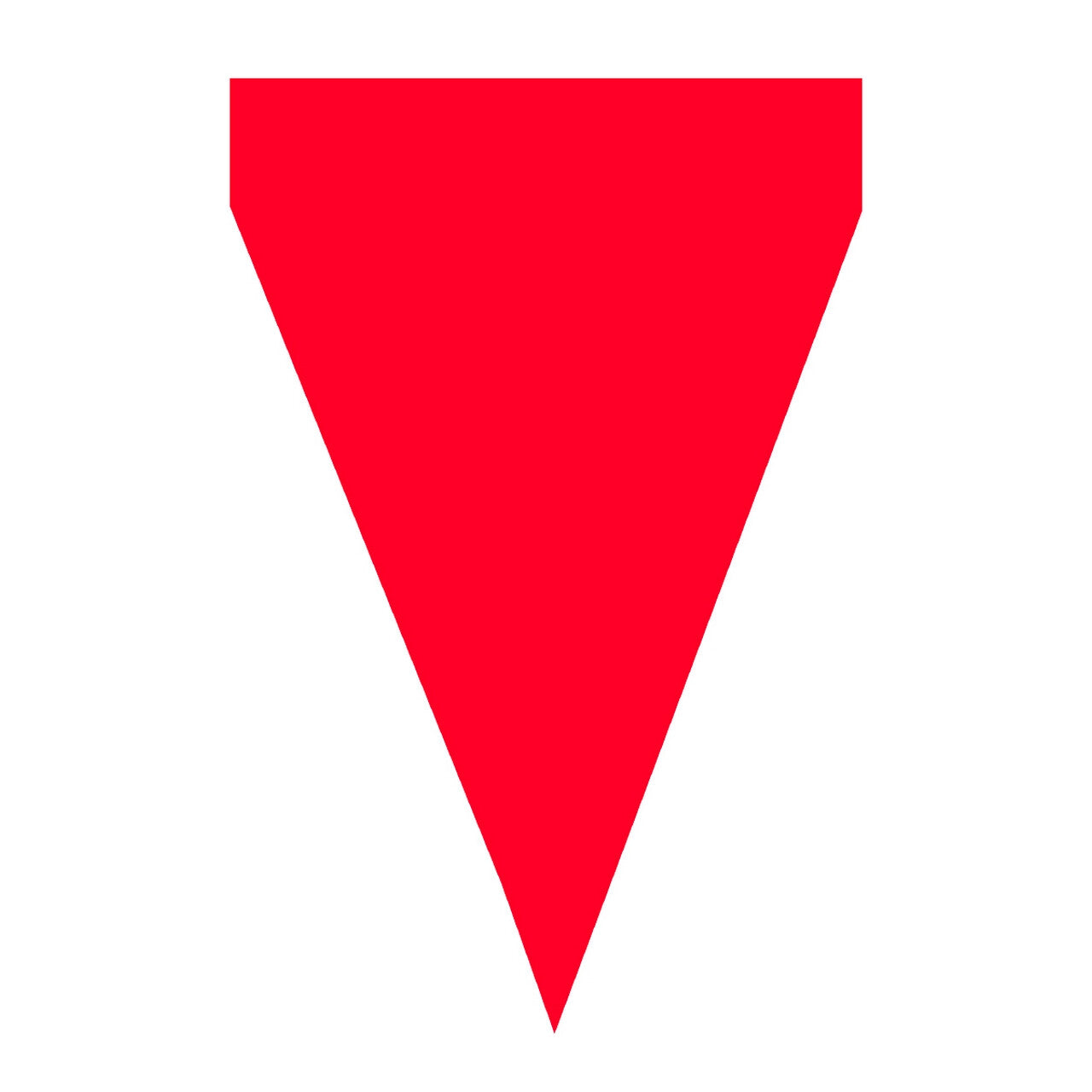 Op deze afbeelding zie je een Decoratie, van het merk Funidelia. Red Flags Vlaggenlijn 9 Wimpels 3 Meter
