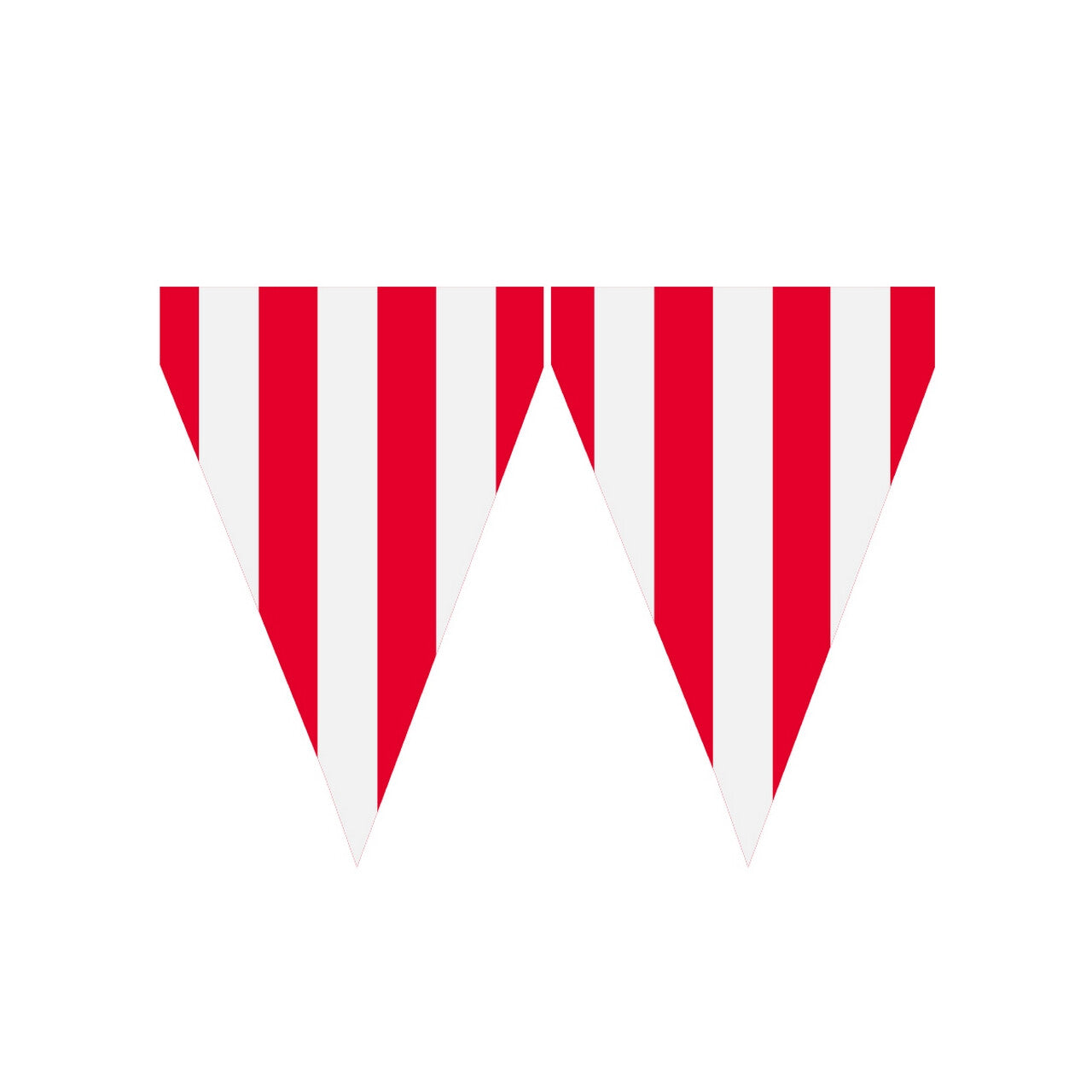 Op deze afbeelding zie je een Decoratie, van het merk Funidelia. Red Flags Vlaggenlijn 9 Wimpels 3 Meter