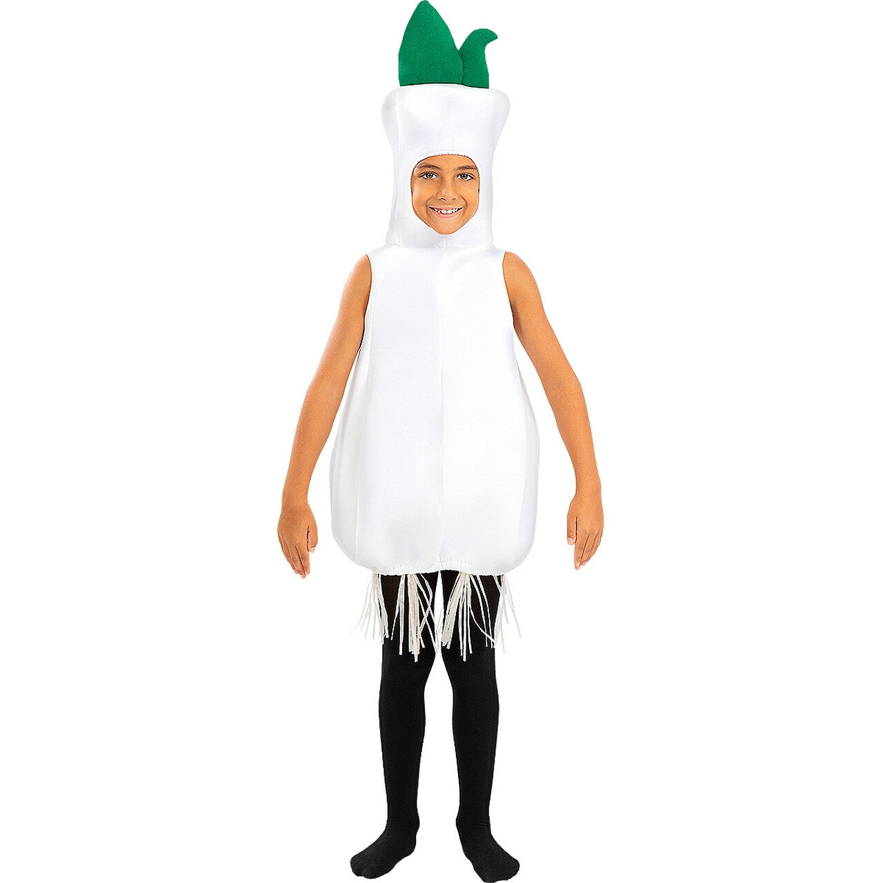 Op deze afbeelding zie je een Kostuums, van het merk Funidelia. Stinkende Gary Garlic Kind Kostuum