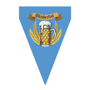 Op deze afbeelding zie je een Decoratie, van het merk Funidelia. Vlaggenlijn Blauw Wit Oktoberfest 3 Meter