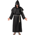 Deluxe Zwarte Monnik Unisex Kostuum