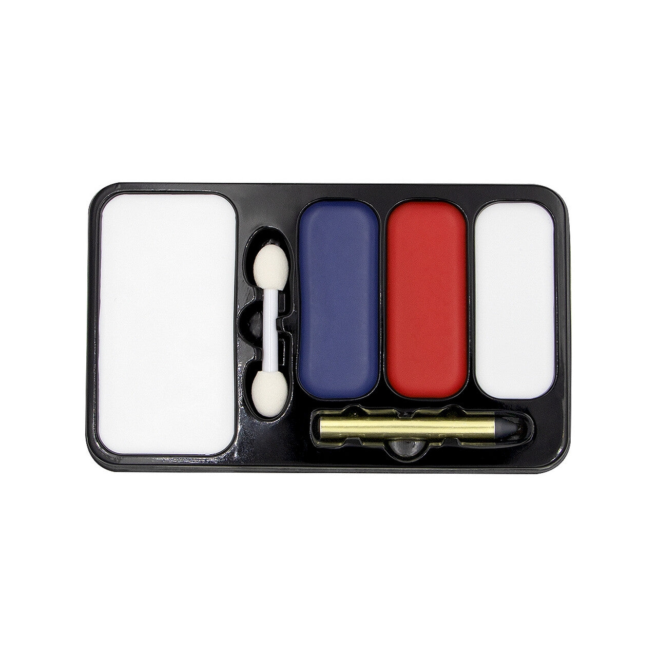Op deze afbeelding zie je een Accessoires, van het merk Funidelia. Clown Make-Up Set Paars Rood Wit