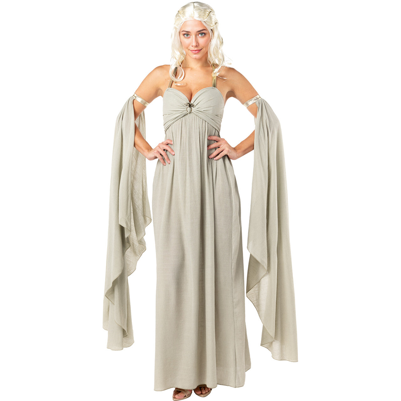 Op deze afbeelding zie je een Kostuums, van het merk Funidelia. Queen Daenerys Targaryen Khaleesi Game Of Thrones Vrouw Kostuum
