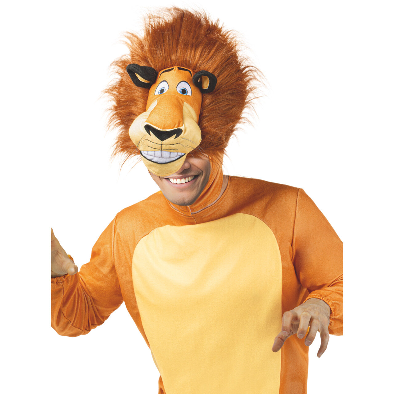 Op deze afbeelding zie je een Kostuums, van het merk Funidelia. Madagascar Alex De Leeuw Man Kostuum