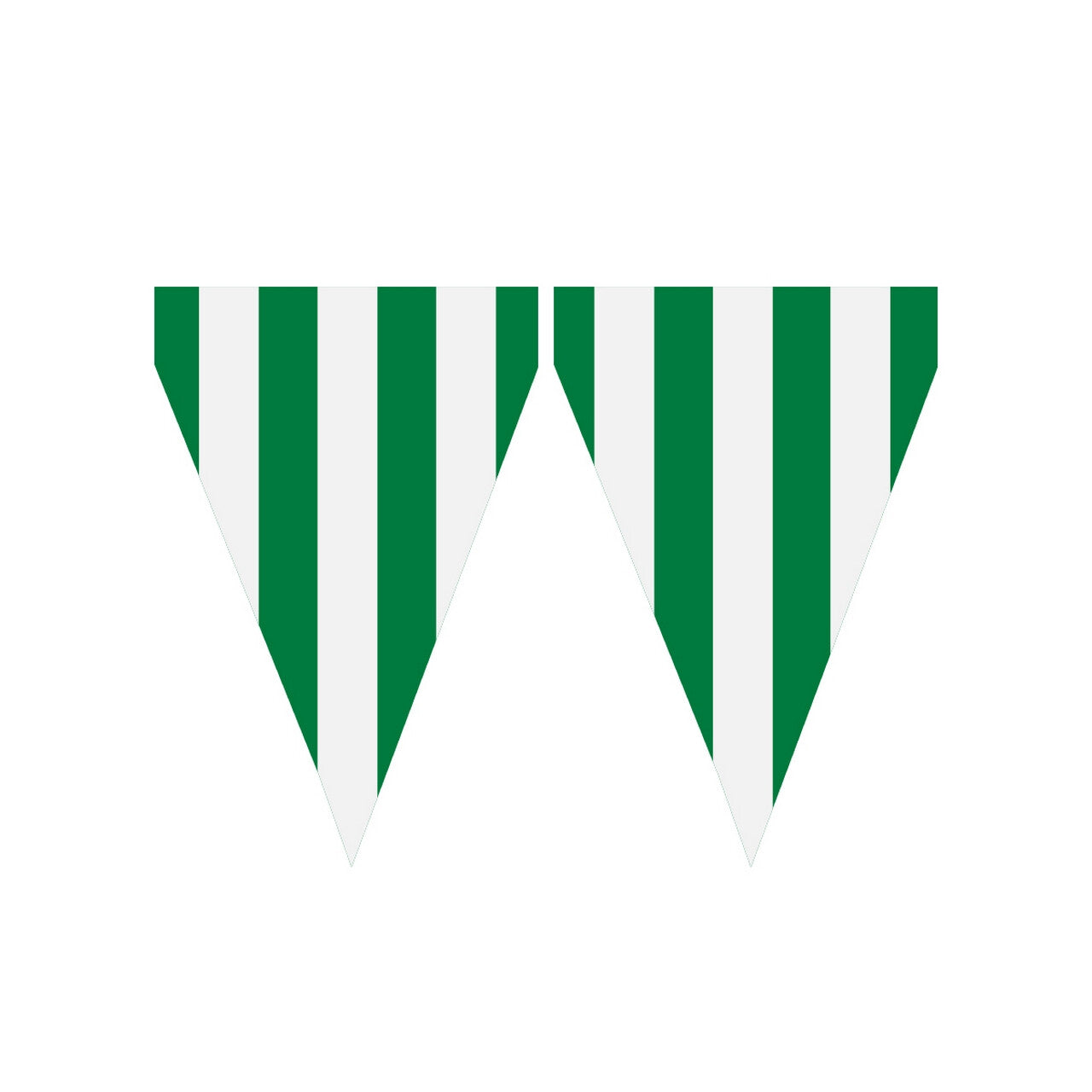 Op deze afbeelding zie je een Decoratie, van het merk Funidelia. Happy Green Day Vlaggenlijn 9 Wimpels 3 Meter