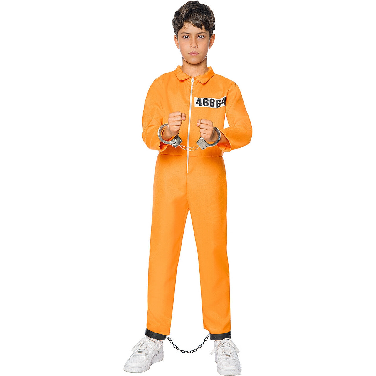 Op deze afbeelding zie je een Kostuums, van het merk Funidelia. Jeugd Gevangene Wimpie Holland Kind Kostuum