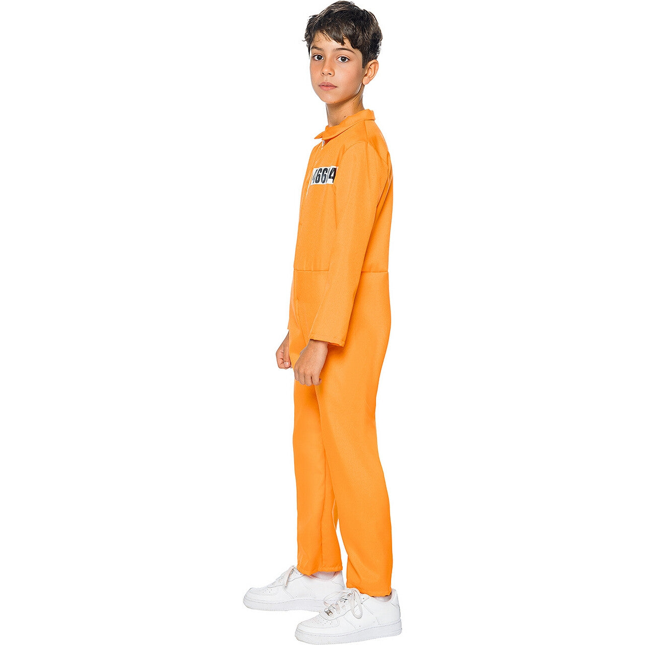 Op deze afbeelding zie je een Kostuums, van het merk Funidelia. Jeugd Gevangene Wimpie Holland Kind Kostuum