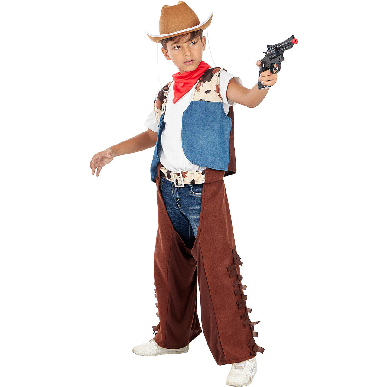 Op deze afbeelding zie je een Accessoires, van het merk Funidelia. Pistol Met Holster Quickfire