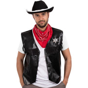 Op deze afbeelding zie je een Accessoires, van het merk Funidelia. Boeren Cowboy Sjaal Bandana Rood